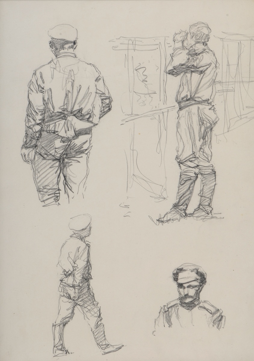 Portraits de soldats russes