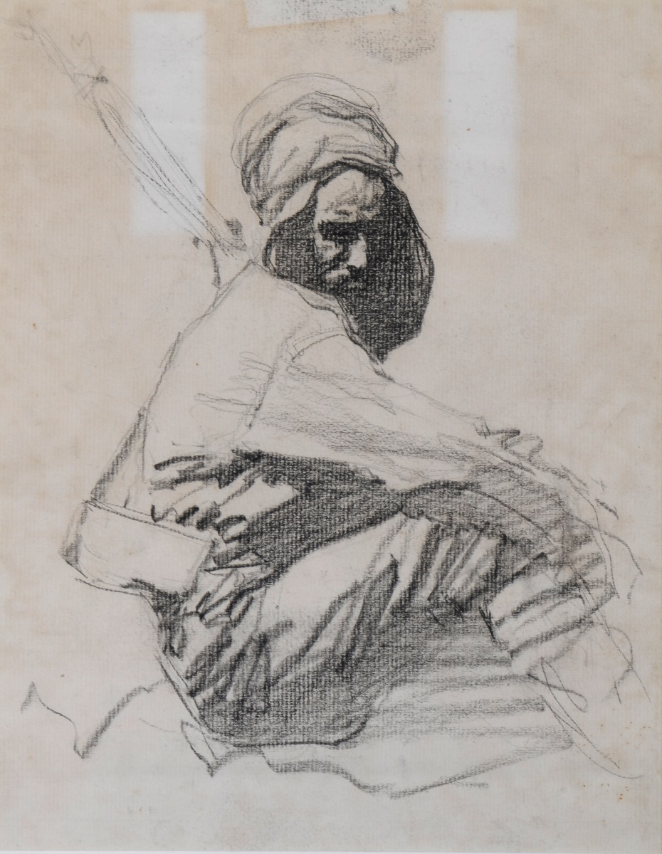 Portrait d'un tirailleur marocain