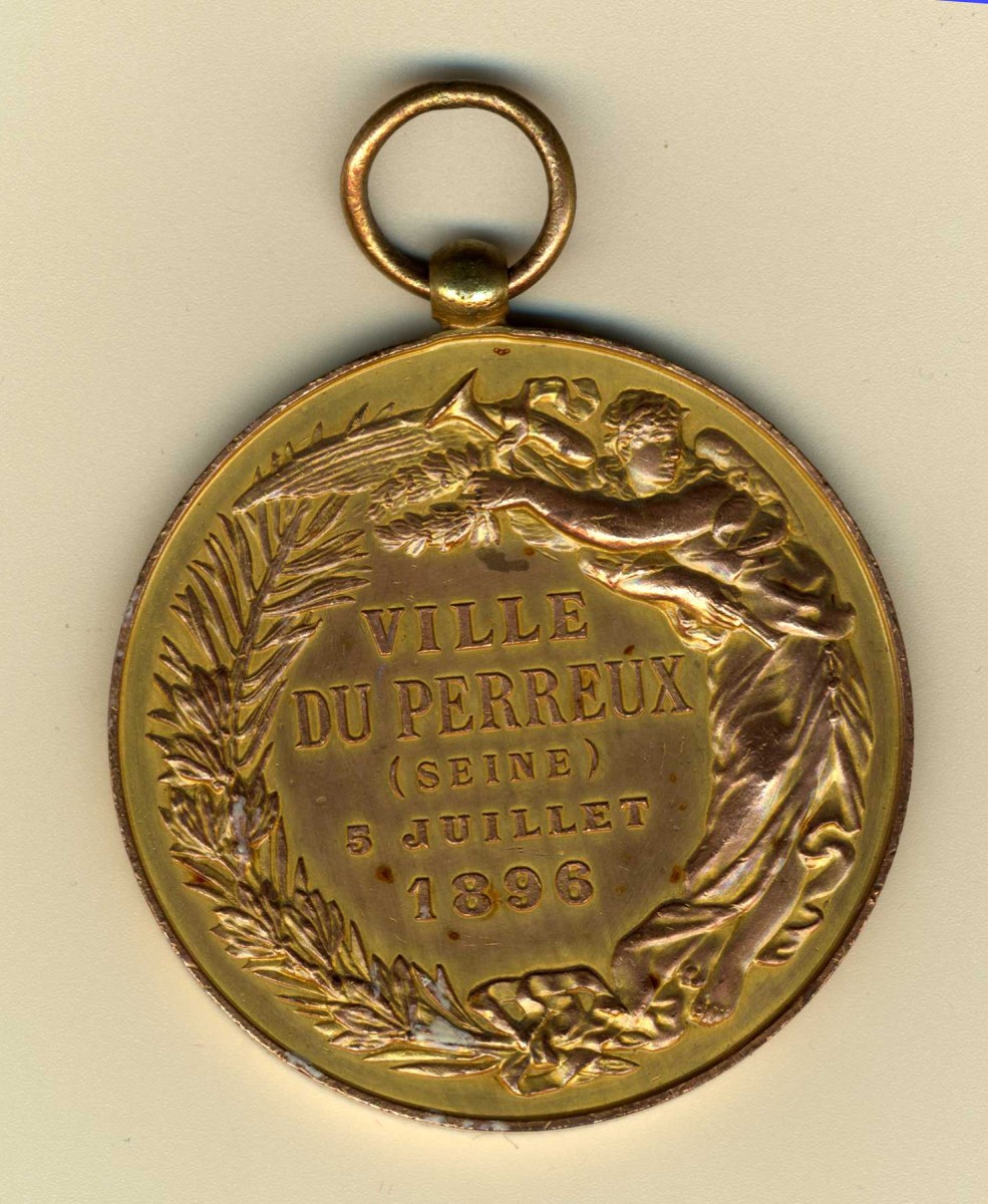 médaille de concours de manoeuvre de pompes à incendie