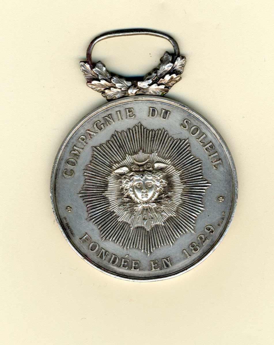 médaille de concours de manoeuvre de pompes à incendie