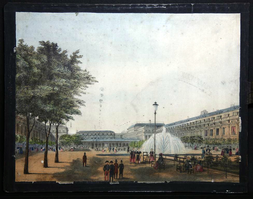 Palais Royal : jardin et galerie vitrée