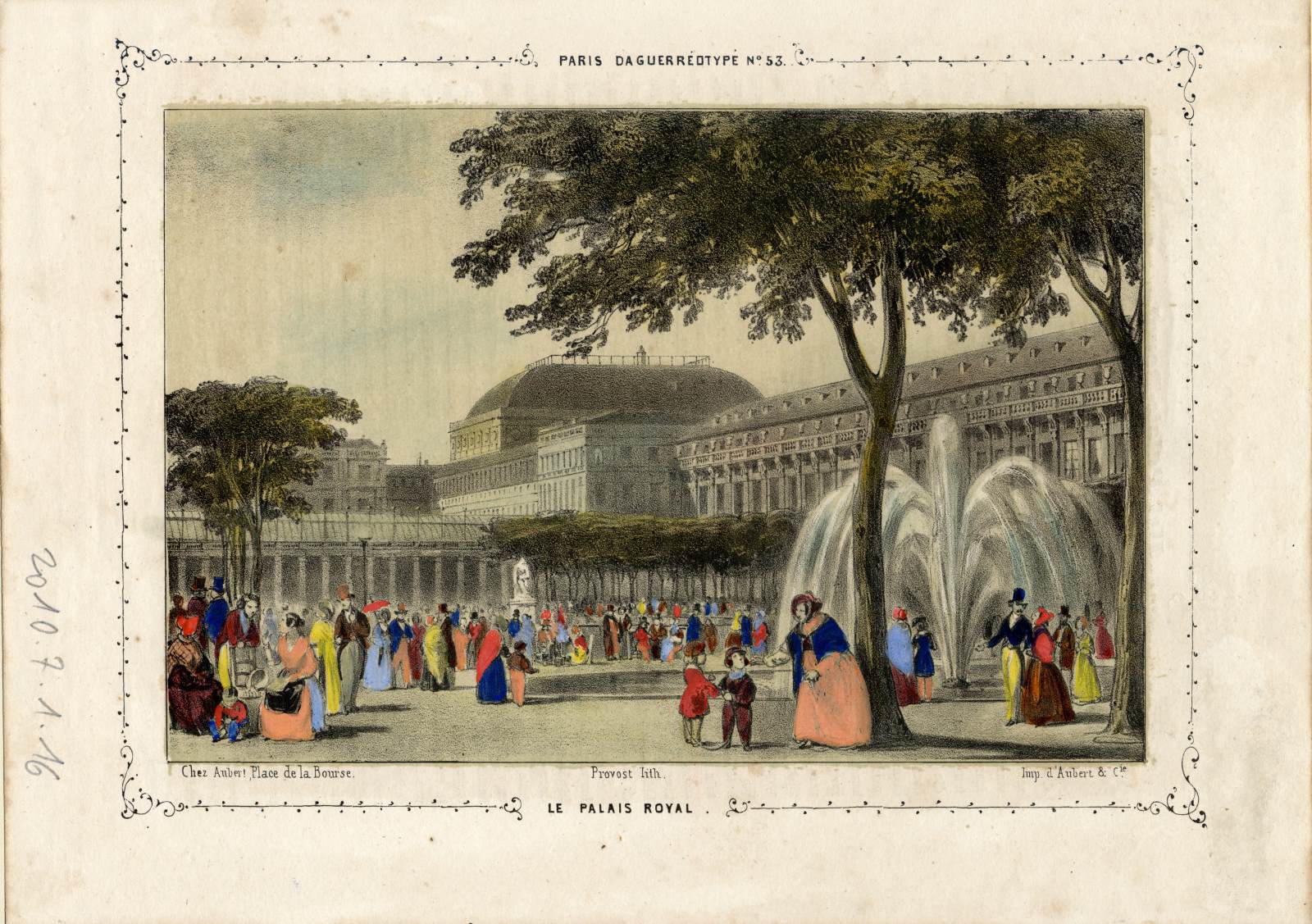 Le Palais Royal ; Paris et ses environs reproduits par le daguerréotype