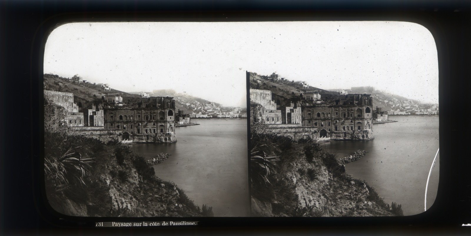 Paysage sur la côte de Pausilippe