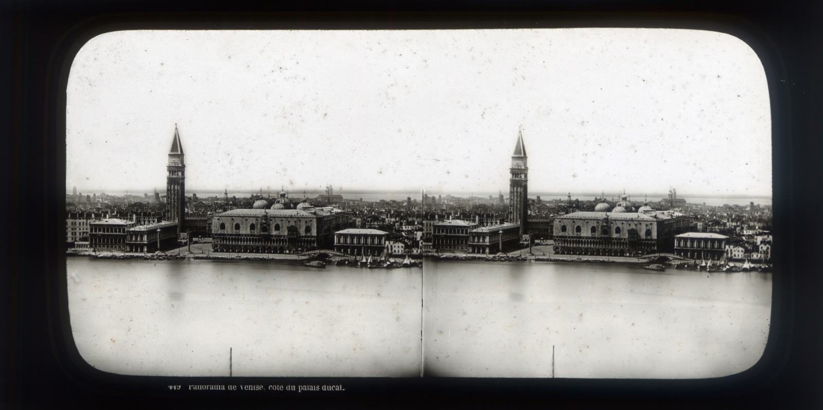 Panorama de Venise, côté du palais ducal