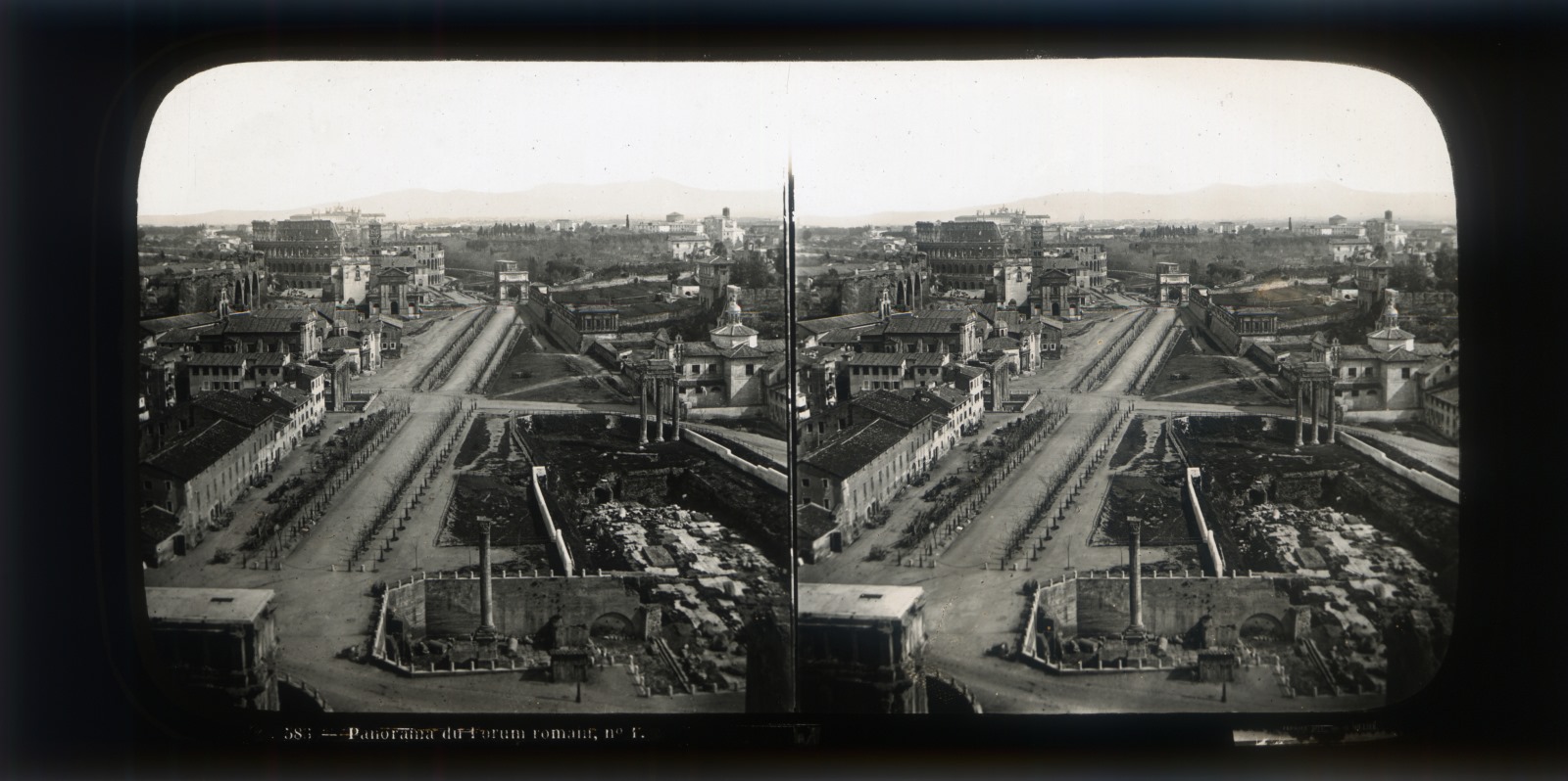 Panorama du forum romain, n° 1