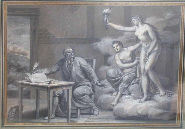 La Nature montre la vérité à Rousseau