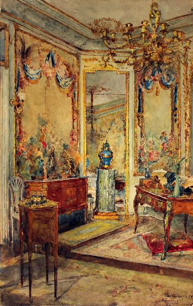 Pontoise, salon de l'ancienne sous-préfecture