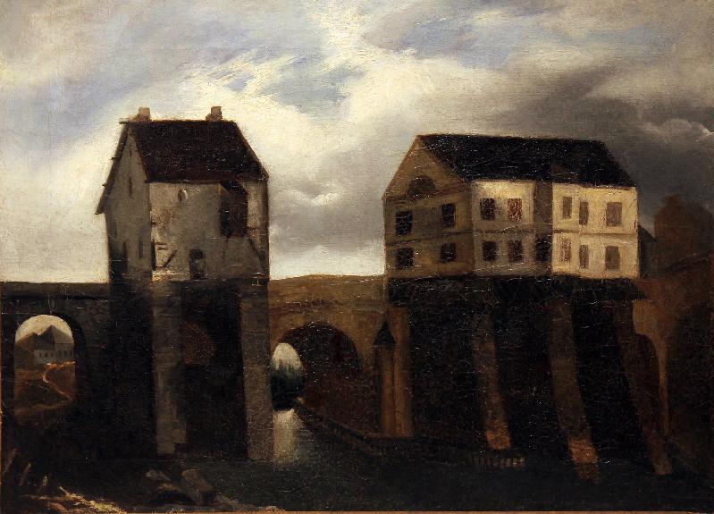 Le Pont de Pontoise vu de face