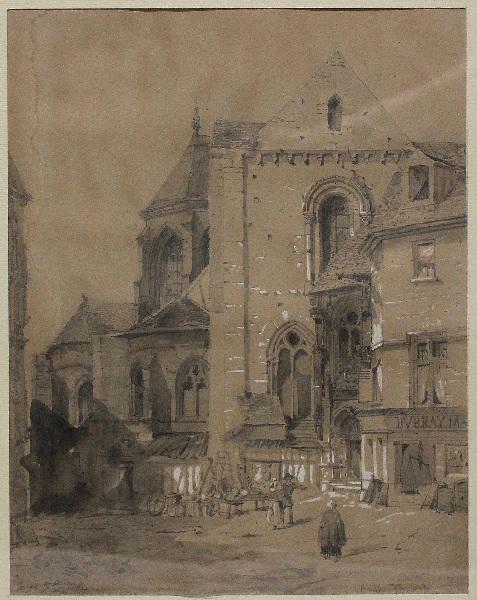 La Cathédrale Saint-Maclou vue de la place du Grand Martroy