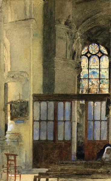 Intérieur de l'église Saint-Maclou, Pontoise