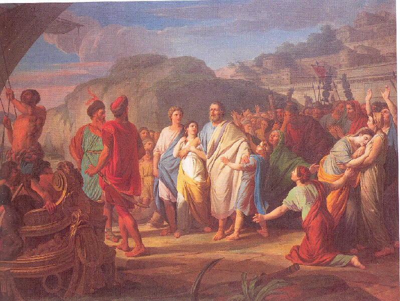 Régulus sort de Rome pour se rendre à Carthage (Episode tiré de l'histoire romaine)