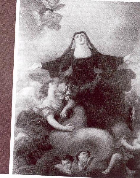 La vision de la Bienheureuse Angela Merisi (Desenzano di Guardo, 1474 - Brescia, 1540)