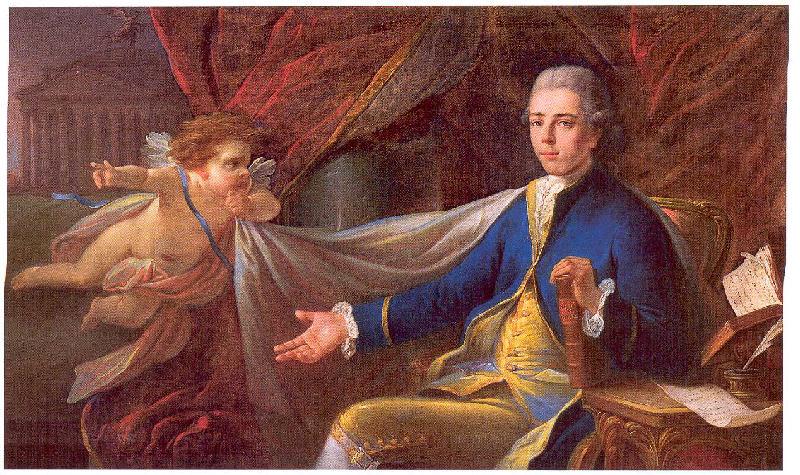 Portrait de Jean-Pierre-Casimir Marcassus de Puymaurin (en dessus de porte)