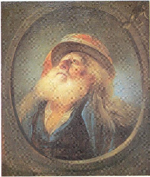 Etude de tête de vieillard