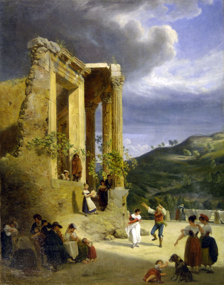 Ruines du temple de la Sibylle à Tivoli