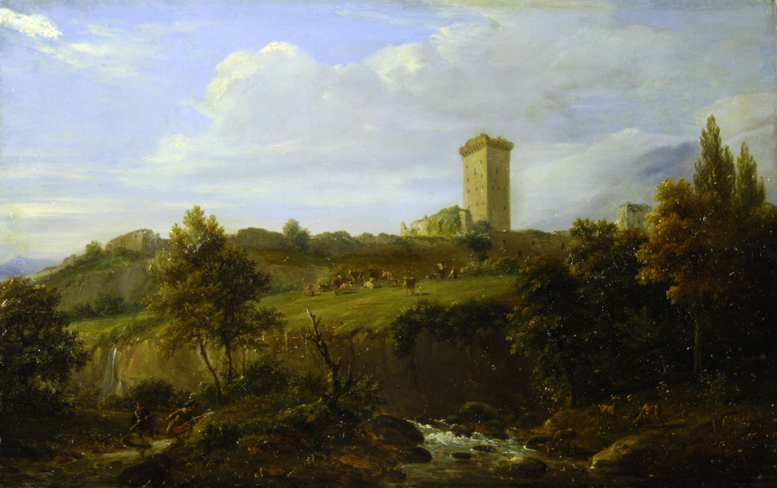 Vue du château de Polignac