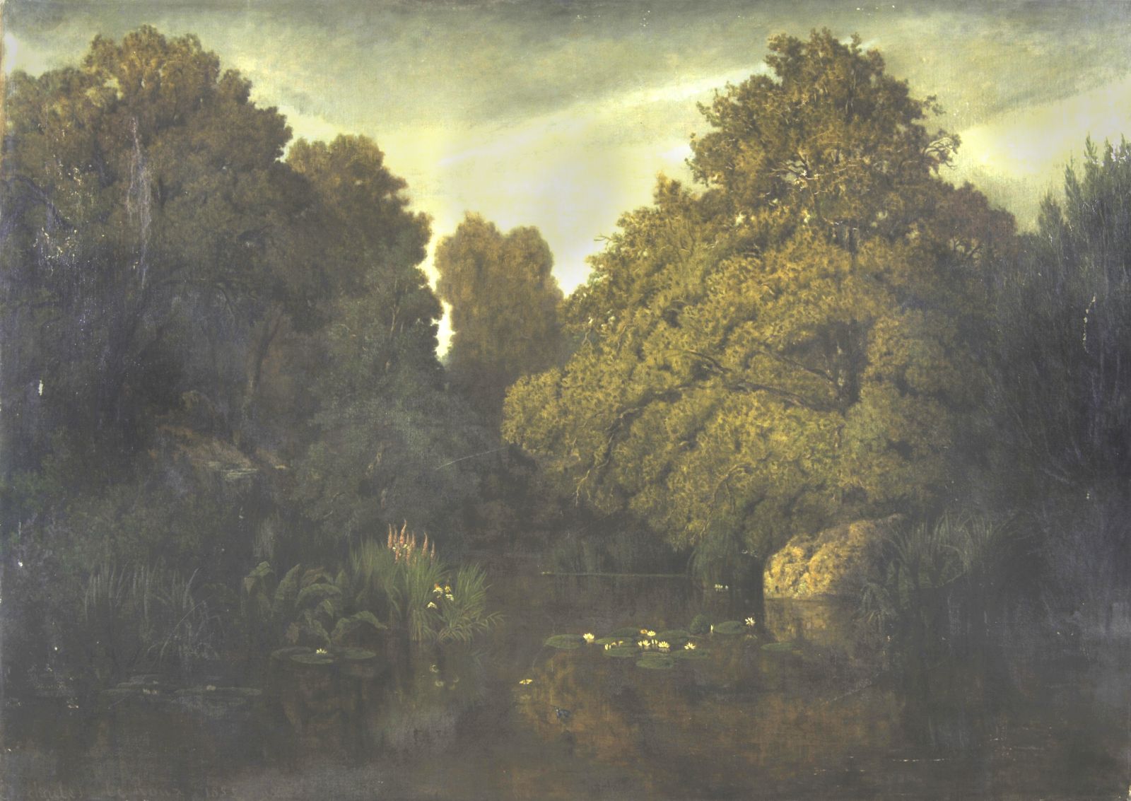 Paysage avec rivière