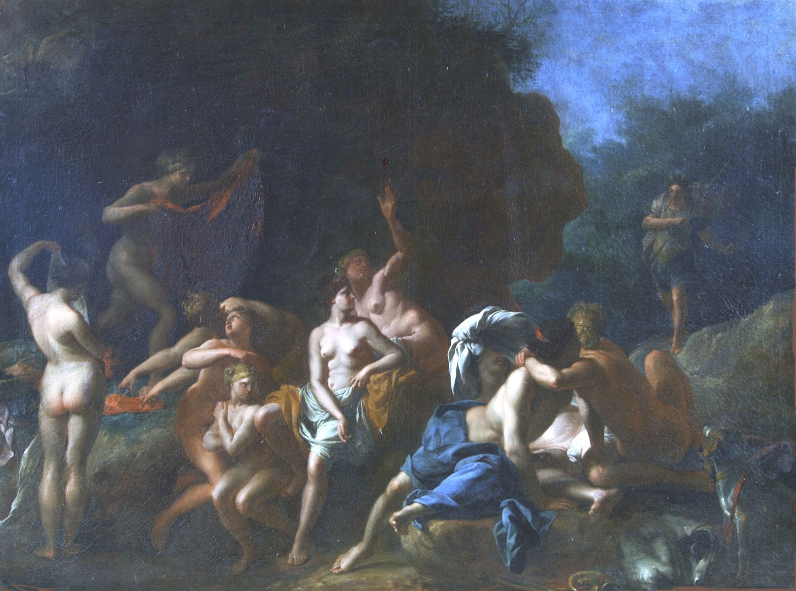 Diane et ses nymphes surprises au bain par Actéon