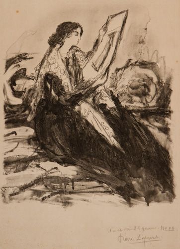 La femme à l'estampe