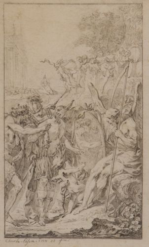 Allégorie avec la Vieillesse, l'Amour, l'Ignorance et le Temps