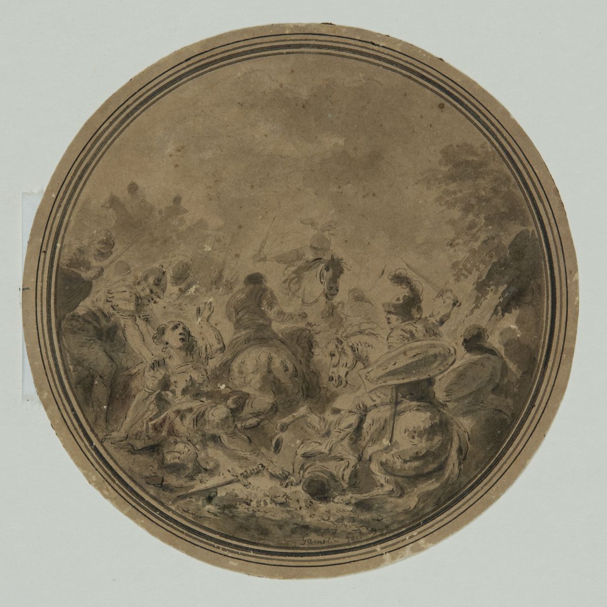 Syphax fait prisonnier par les romains