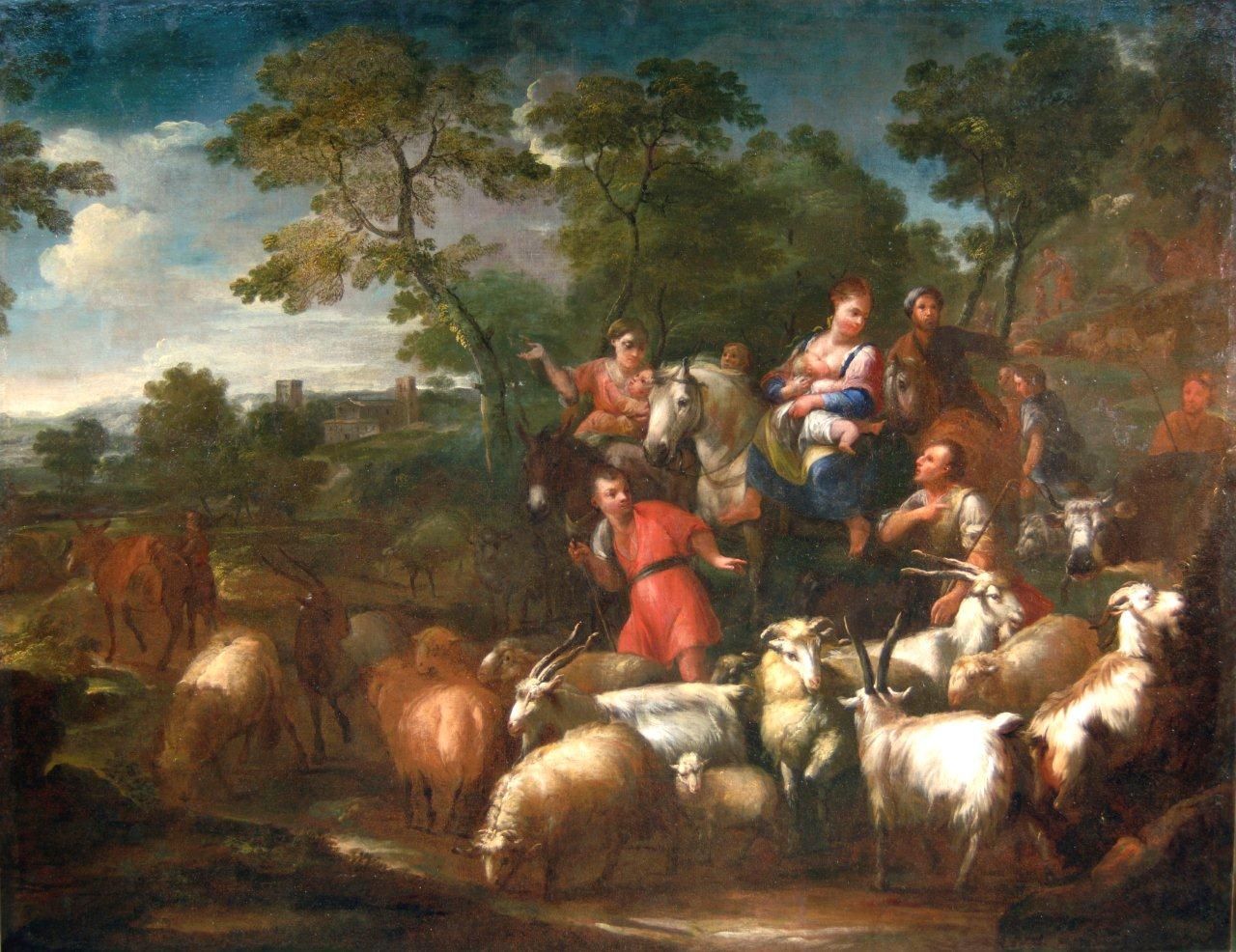 Le voyage de Jacob ; Jacob et les filles de Laban