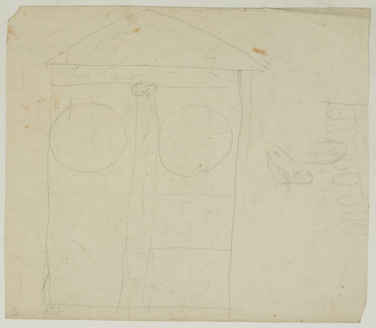 Apparition d'un ange à un homme souffrant