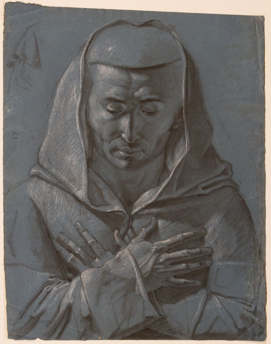 Homme en méditation ; Portrait de jeune homme