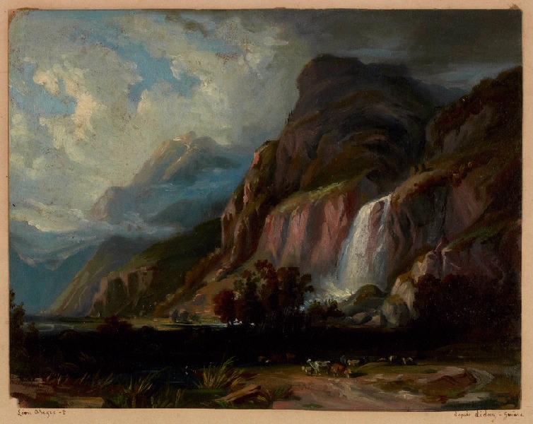 Vue de Suisse d'après Diday au musée de Genève