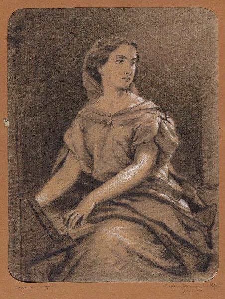 Croquis fait au musée de Dijon d'après Pérignon