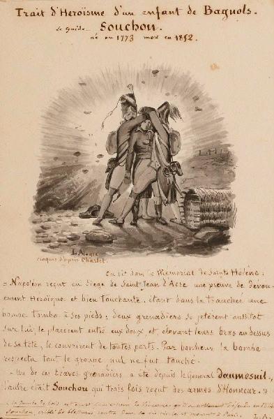 Trait d'héroïsme d'un enfant de Bagnols, le guide Souchon