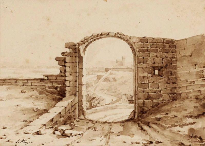 Villeneuve-lès-Avignon vu du Fort Saint-André