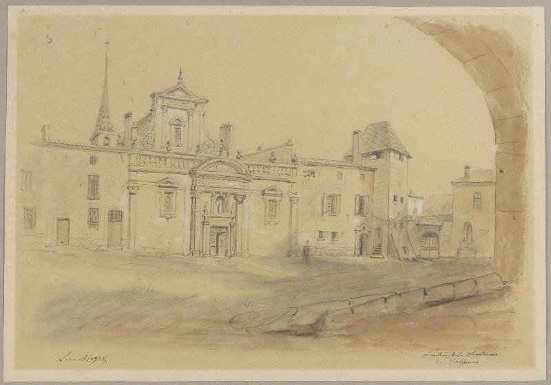 L'entrée de la chartreuse de Valbonne