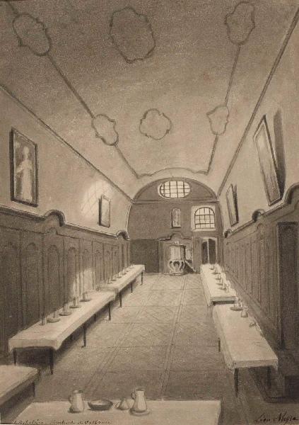 Le réfectoire - chartreuse de Valbonne