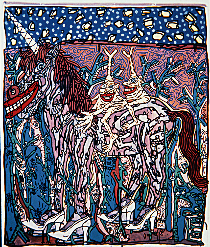 La licorne à cornes de DZEB