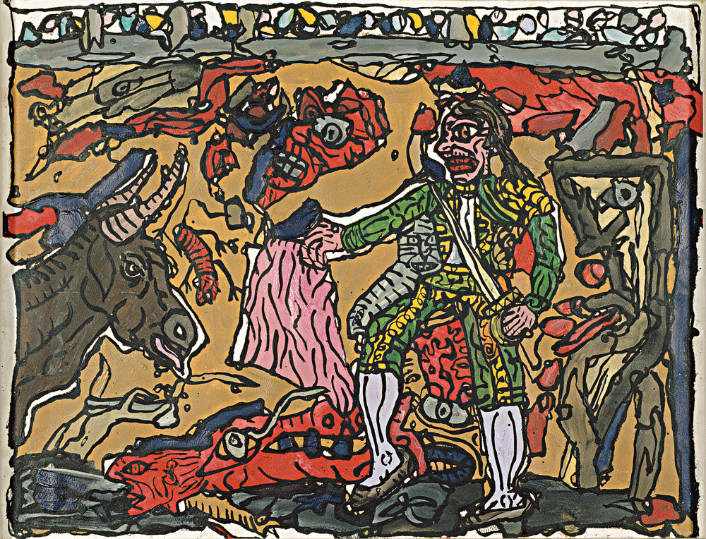 Le Torero en habit vert et or ...