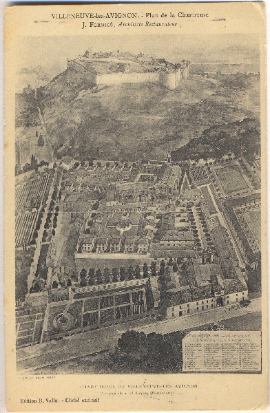 Villeneuve-lès-Avignon - Plan de la Chartreuse