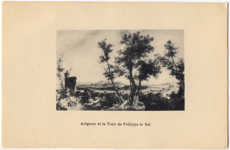 Avignon et la tour de Philippe le Bel