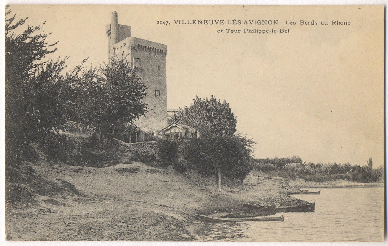 Les Bords du Rhône et la Tour Philippe-le-Bel