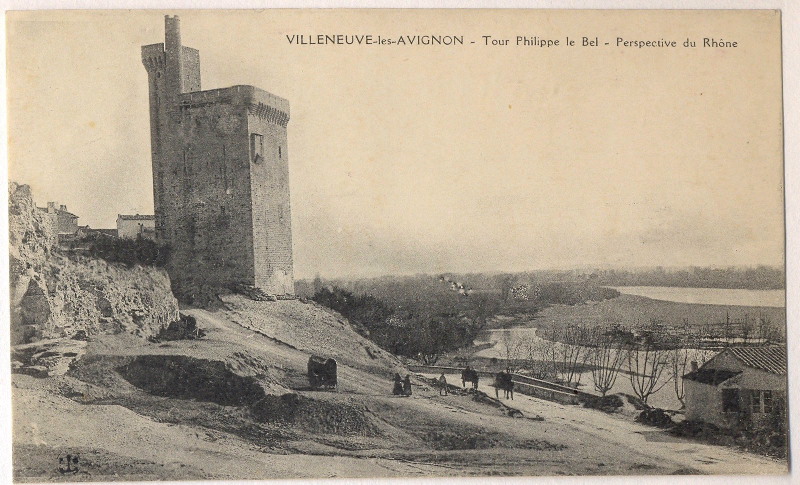 Tour Philippe-le-Bel - Perspective du Rhône
