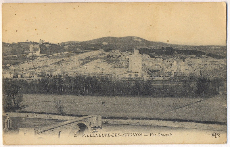Villeneuve-les Avignon, vue générale