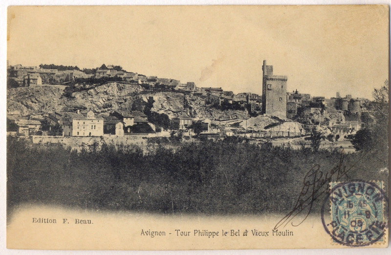 Avignon - Tour Philippe le Bel et Vieux Moulin