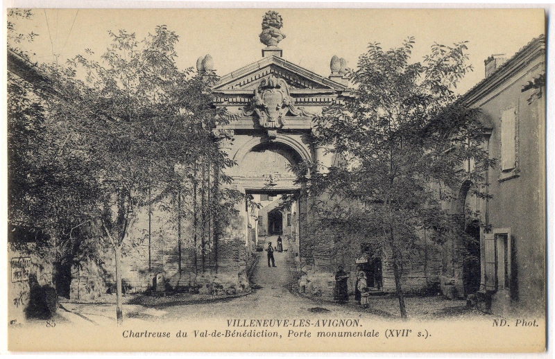 Chartreuse du Val de Bénédiction, Porte Monumentale