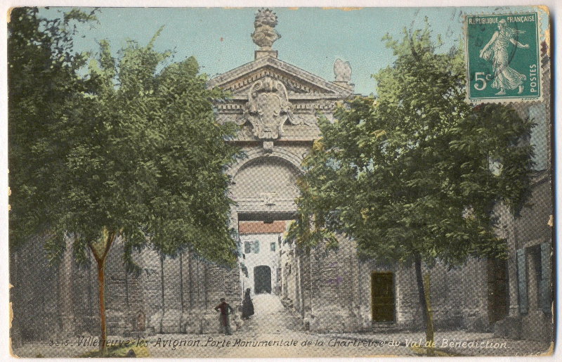 Porte monumentale de la Chartreuse du Val de Bénédiction
