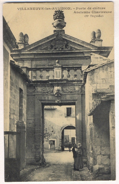 Couvent des Chartreux - Porte d'entrée