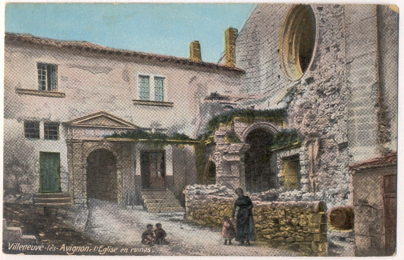Villeneuve-lès-Avignon - l'Eglise en ruines