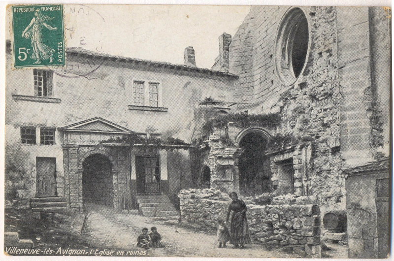 Villeneuve-lès-Avignon - l'Eglise en ruines