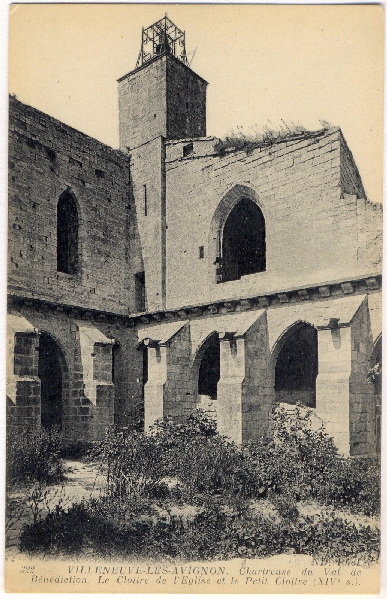 Chartreuse du Val de Bénédiction - Le Cloître de l'Eglise et le Petit Cloître