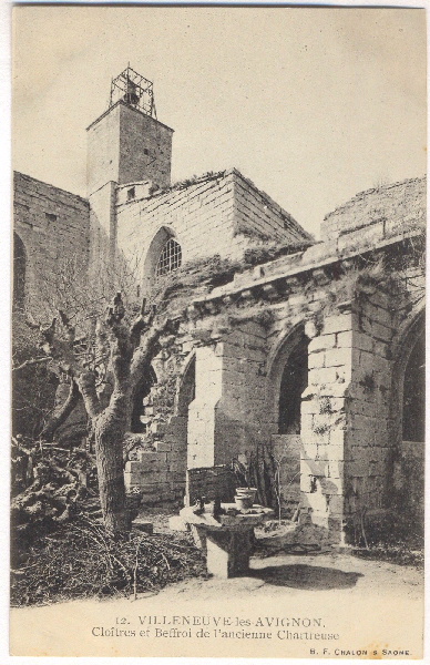 Villeneuve-lès-Avignon - Cloîtres et Beffroi de l'ancienne Chartreuse