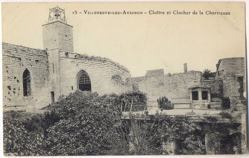 Villeneuve-lès-Avignon - Cloître et Clocher de la Chartreuse